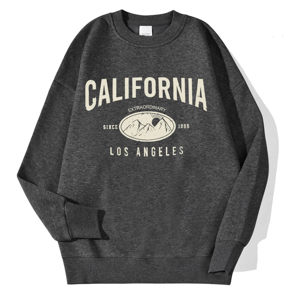 Letter Graphic Long Sleeve Pullover Casual Sweatshirt for Layering