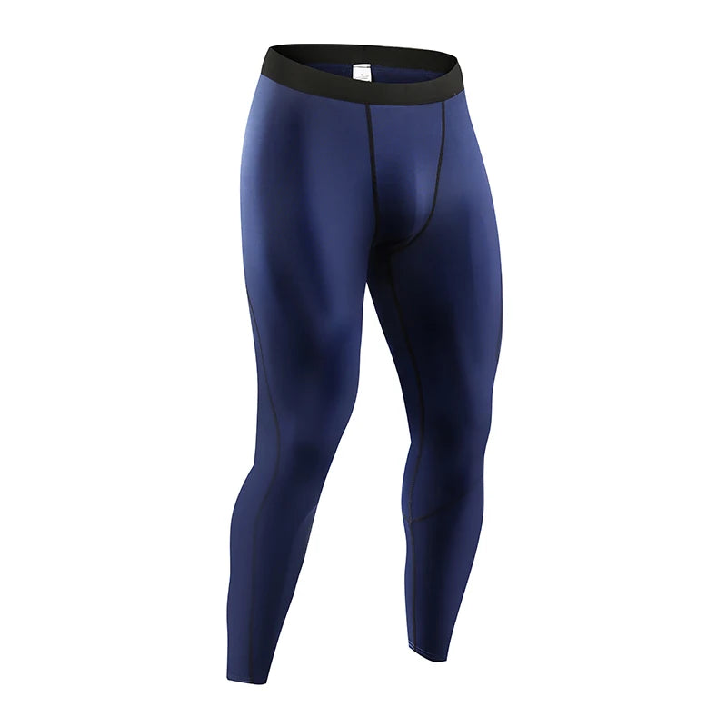 Men's Fitted Training Leggings for Gym and Running