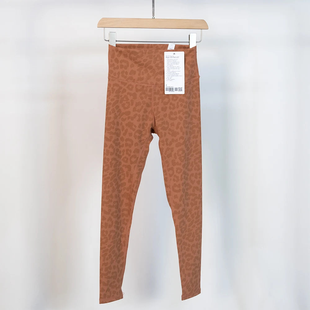 Women's Leopard Print Full Length Leggings For Workout Outfits