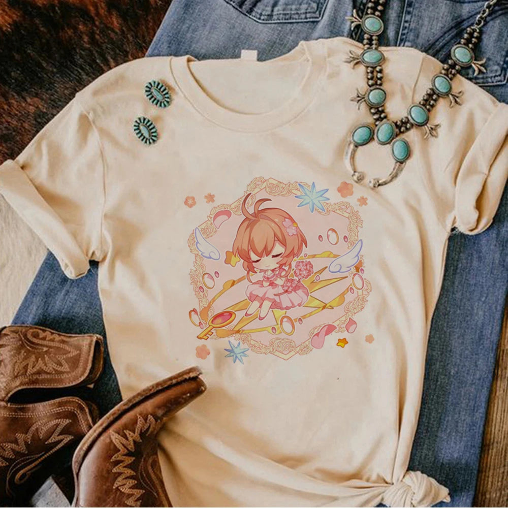 Cardcaptor Sakura Graphic Short-Sleeve T-Shirt