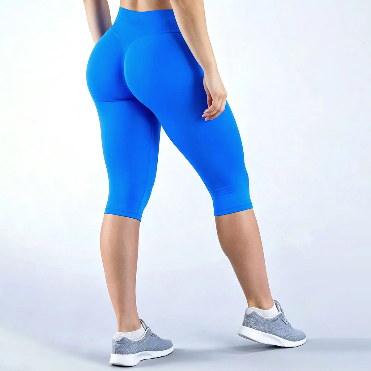 Women's Scrunch Capri Leggings For Workout Outfits And Layering