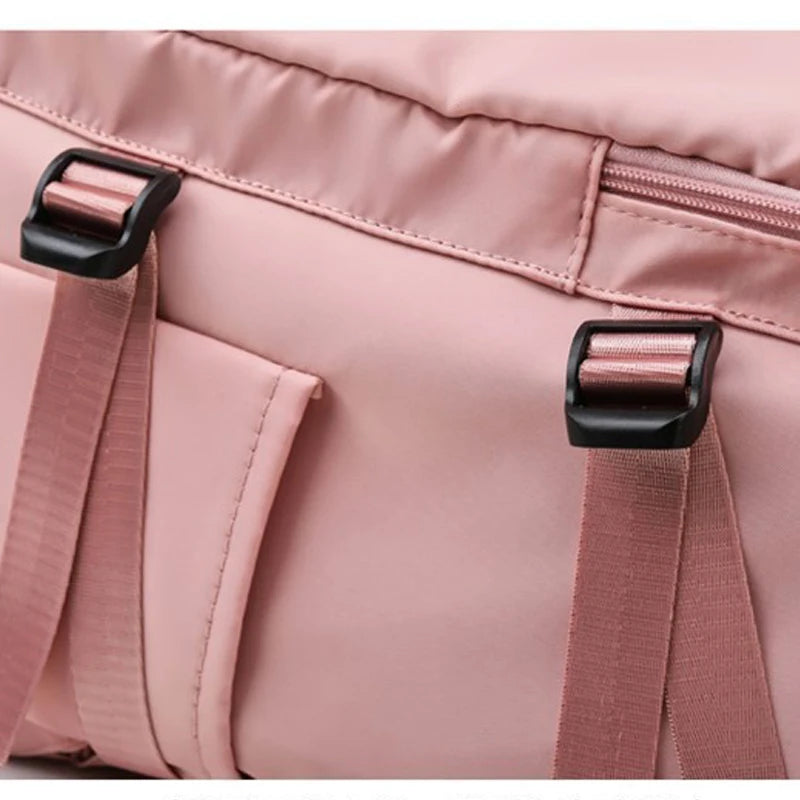 Convertible Duffel Travel Bag with Shoulder and Backpack Straps