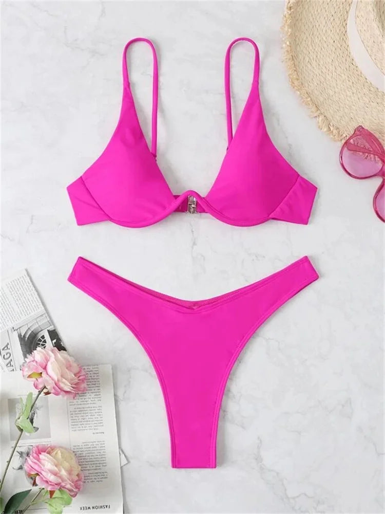 Underwire Halter Bikini