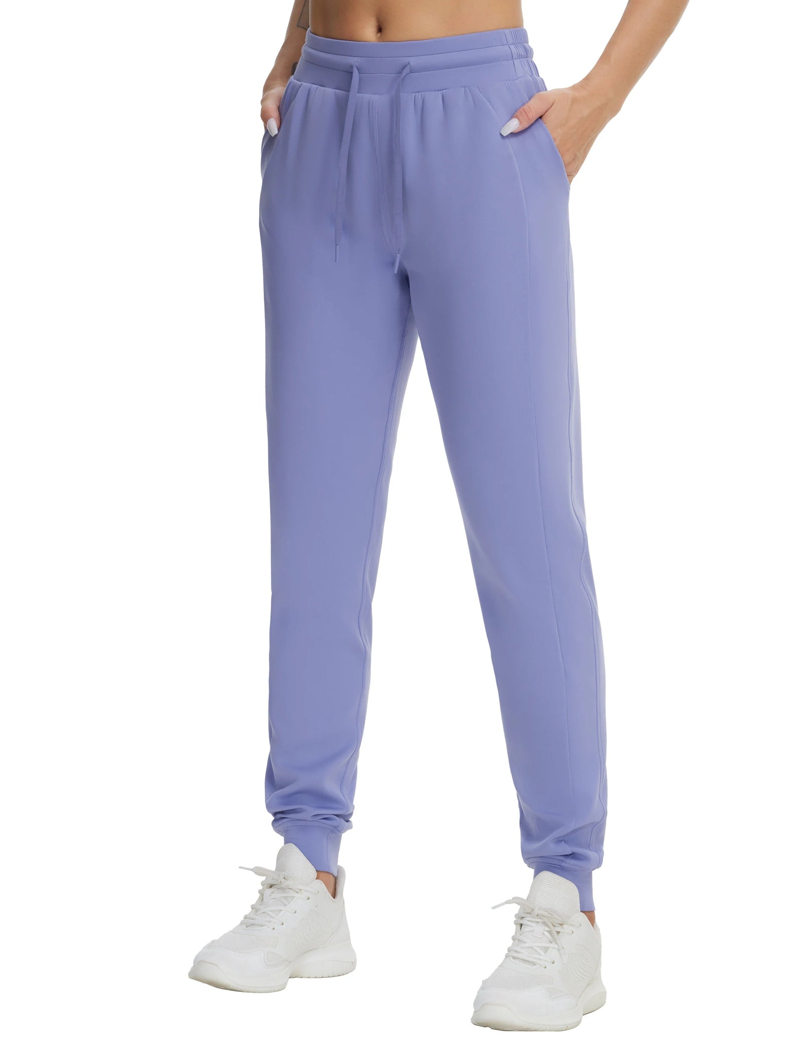 Women's Cuffed Drawstring Yoga Pants For Workout Outfits