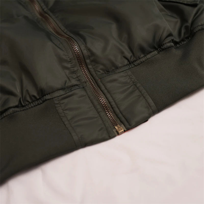 Men's Bomber Jacket Casual Fall Winter Military Jacket and Coats Outwear
