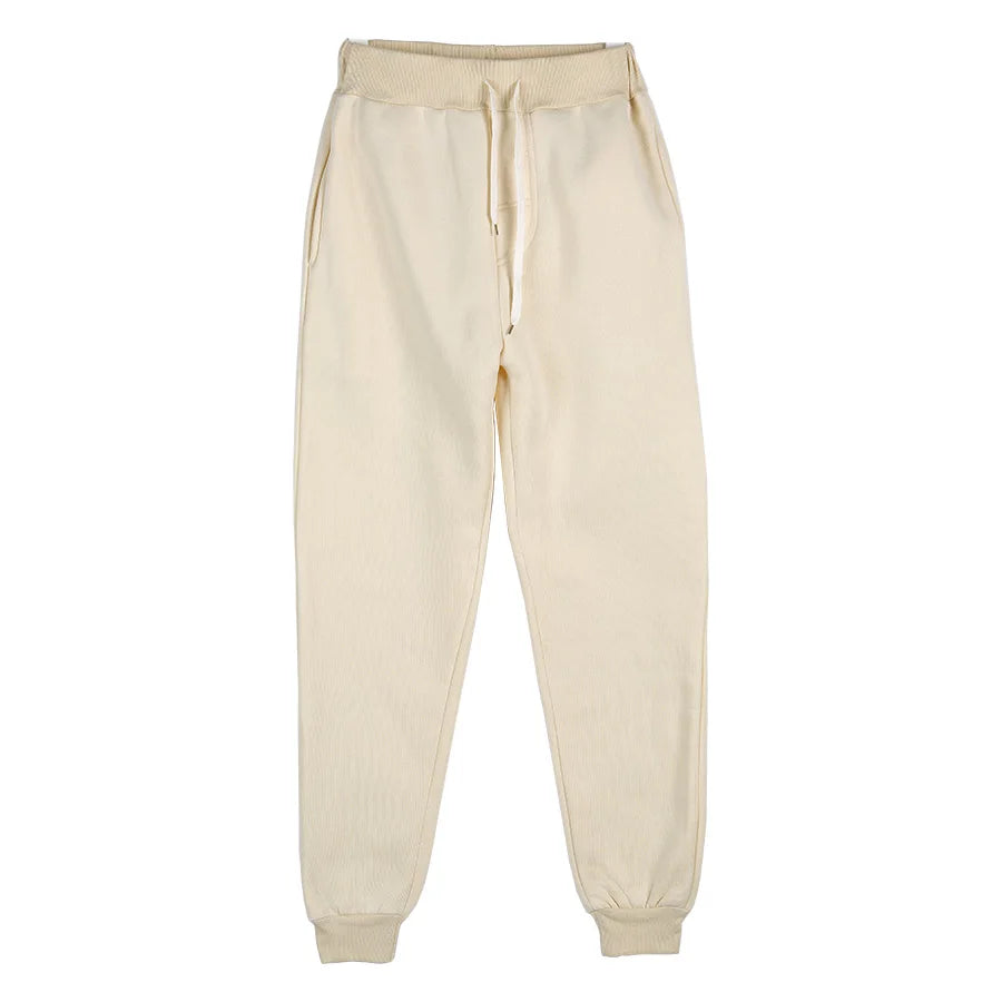 Full Length Drawstring Waist Casual Running Jogger Pants