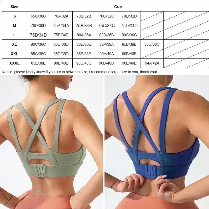 Women's Cross-Back Sports Bra