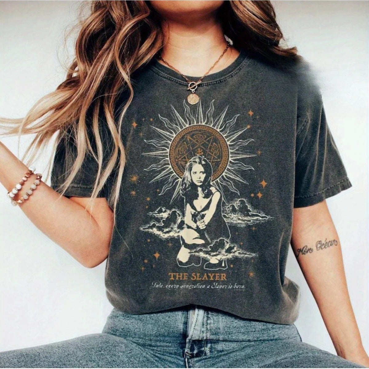 Buffy Vampire Slayer Graphic Cotton T-Shirt