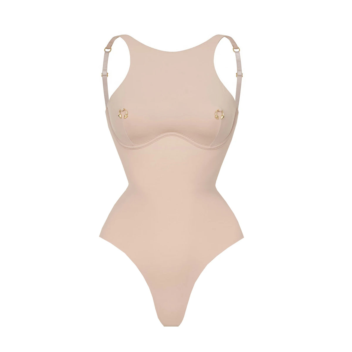 Solid One-Piece Swimsuit with Cover-Up