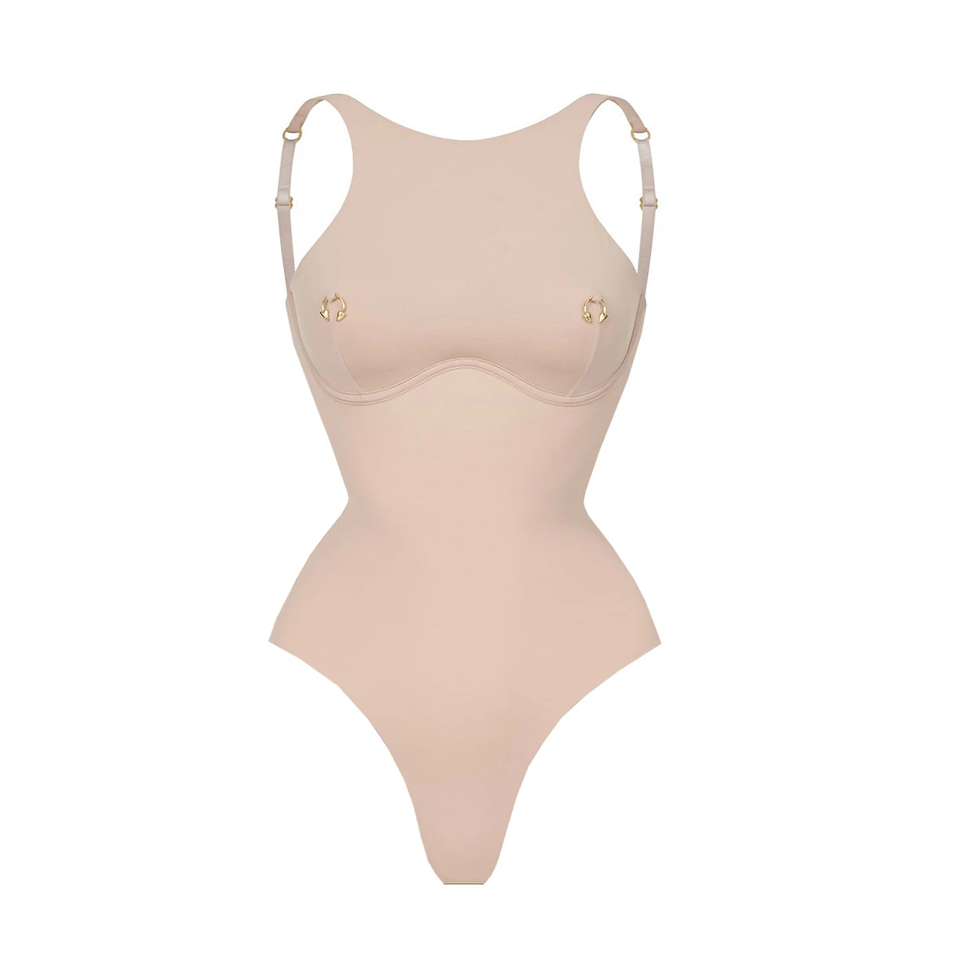 Solid One-Piece Swimsuit with Cover-Up