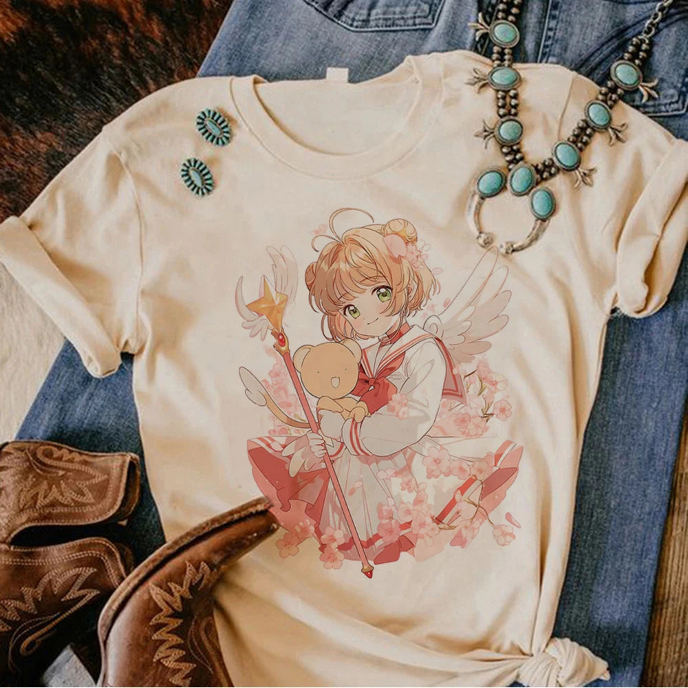 Cardcaptor Sakura Graphic Short-Sleeve T-Shirt