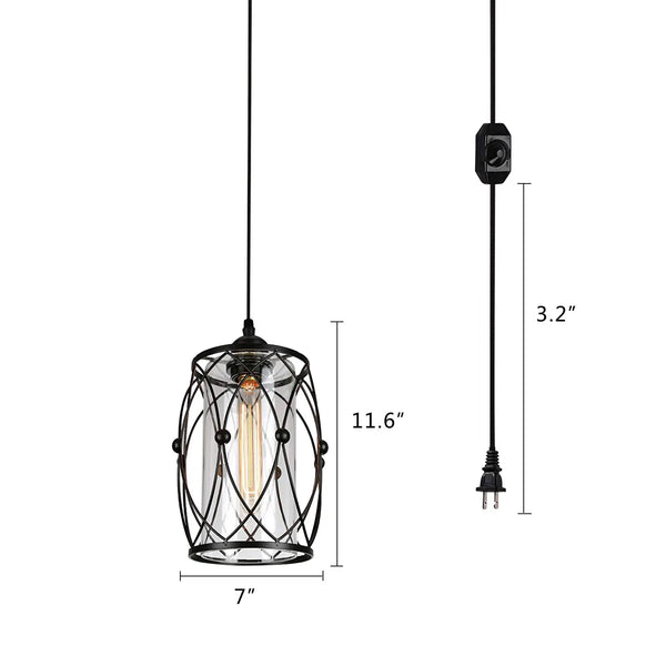 Nordic Minimalist Lamps Rustic Industrial Pendant Lights Kitchen Island Lamp Cafe Hanging Light Modern Lighting Fixtures