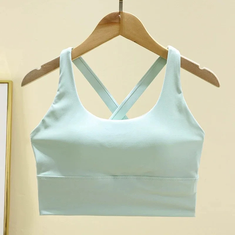 Women's Cross-Strap Sports Bra