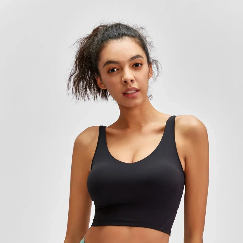 Women's V Neck Longline Tank Top