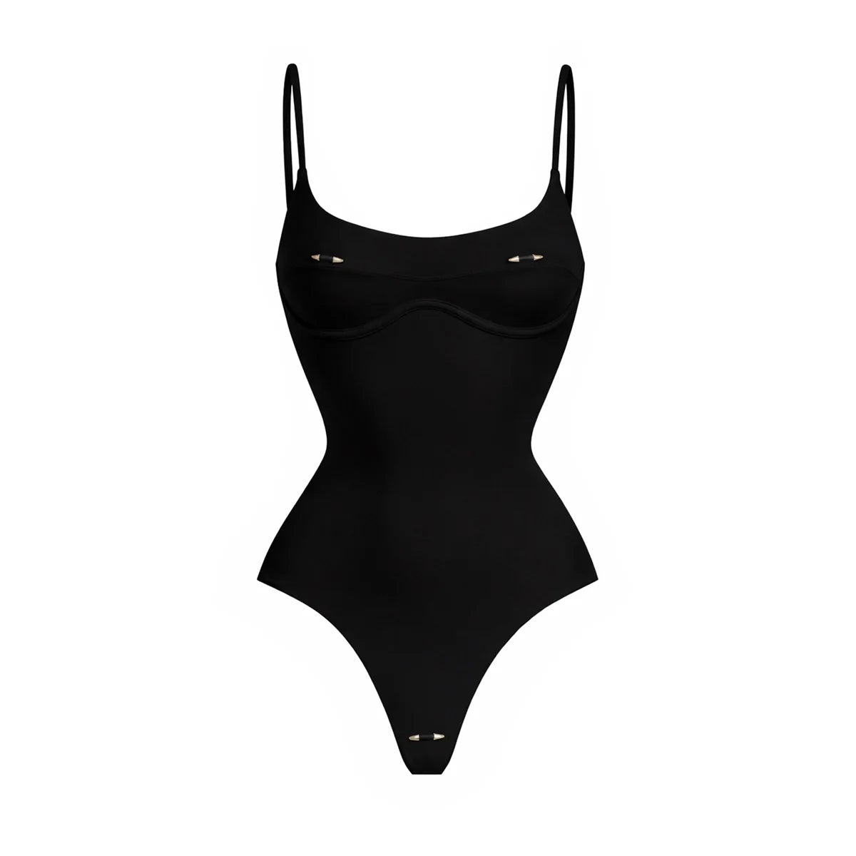 Solid One-Piece Swimsuit with Cover-Up
