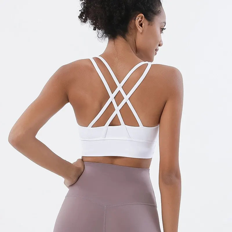 Women's Double-Cross-Back Sports Bra