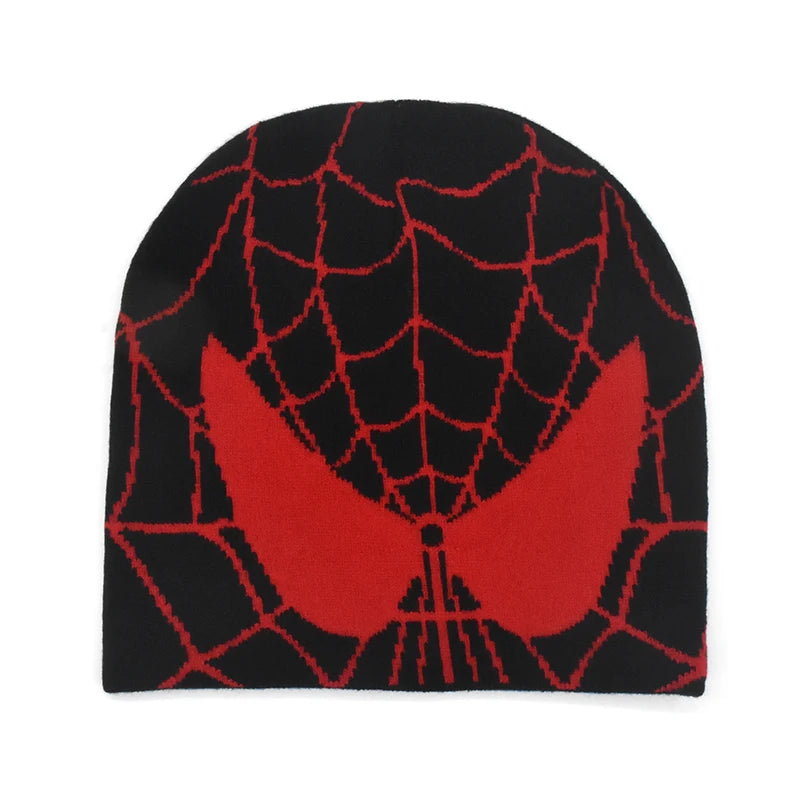 Letter Pattern Knit Beanie with Colorful Graphic Design