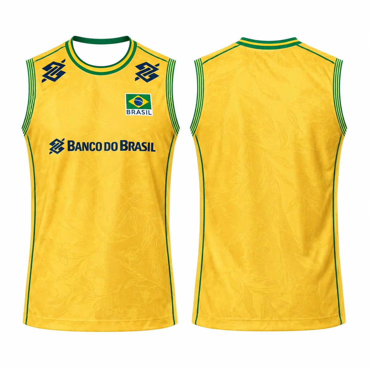 Brazil Volleyball Graphic Sleeveless Tank Top For Sports Outfits