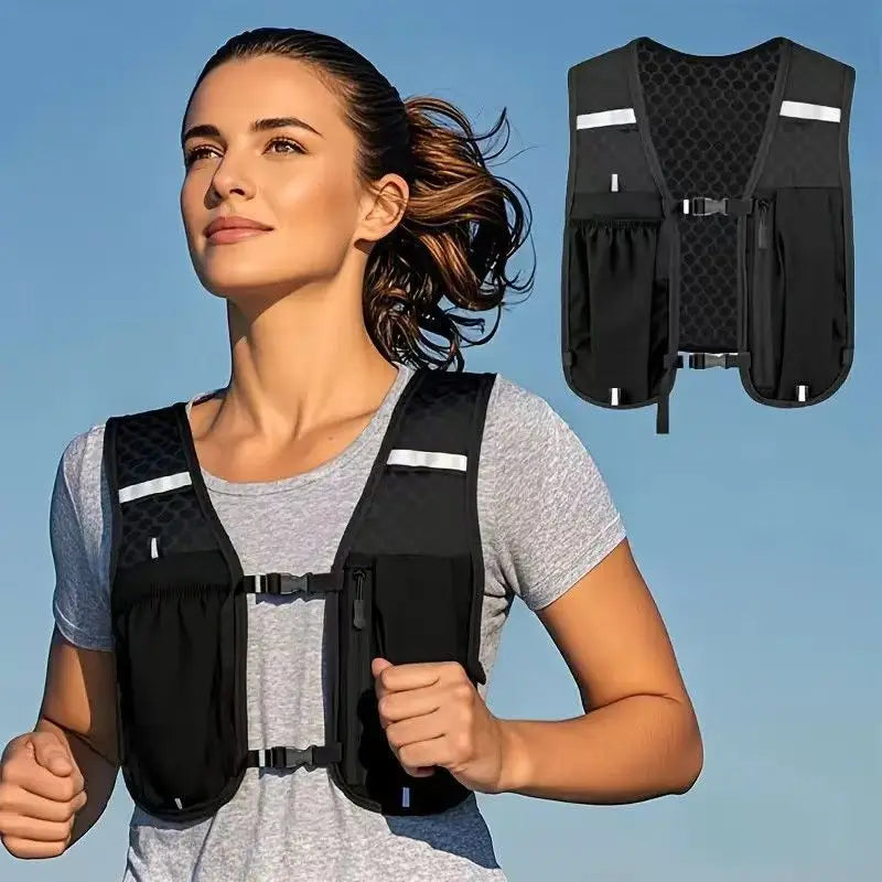 Running Hydration Chest Storage Backpack For Workout Outfits