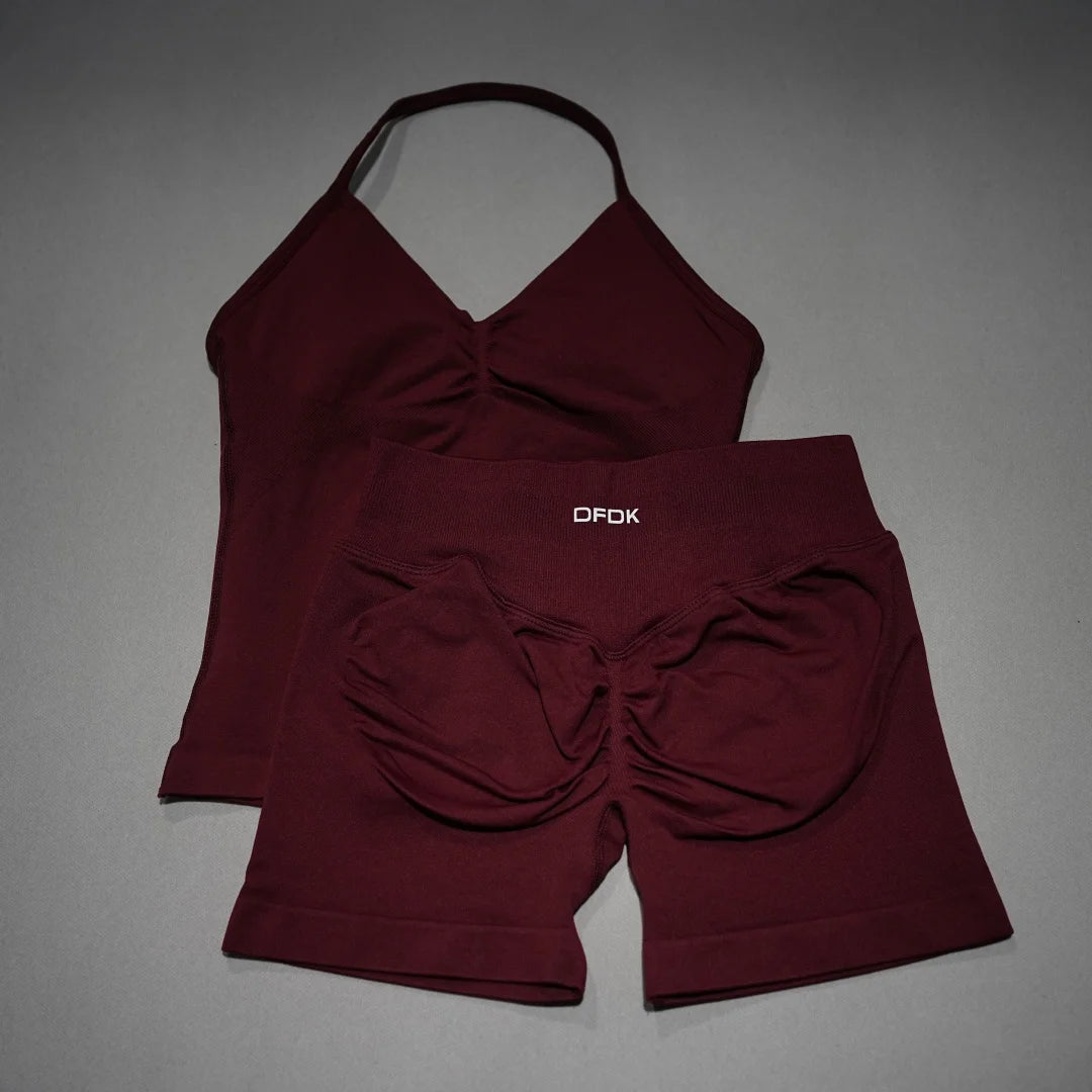 Women's Tank And Shorts Yoga Set For Workout Outfits
