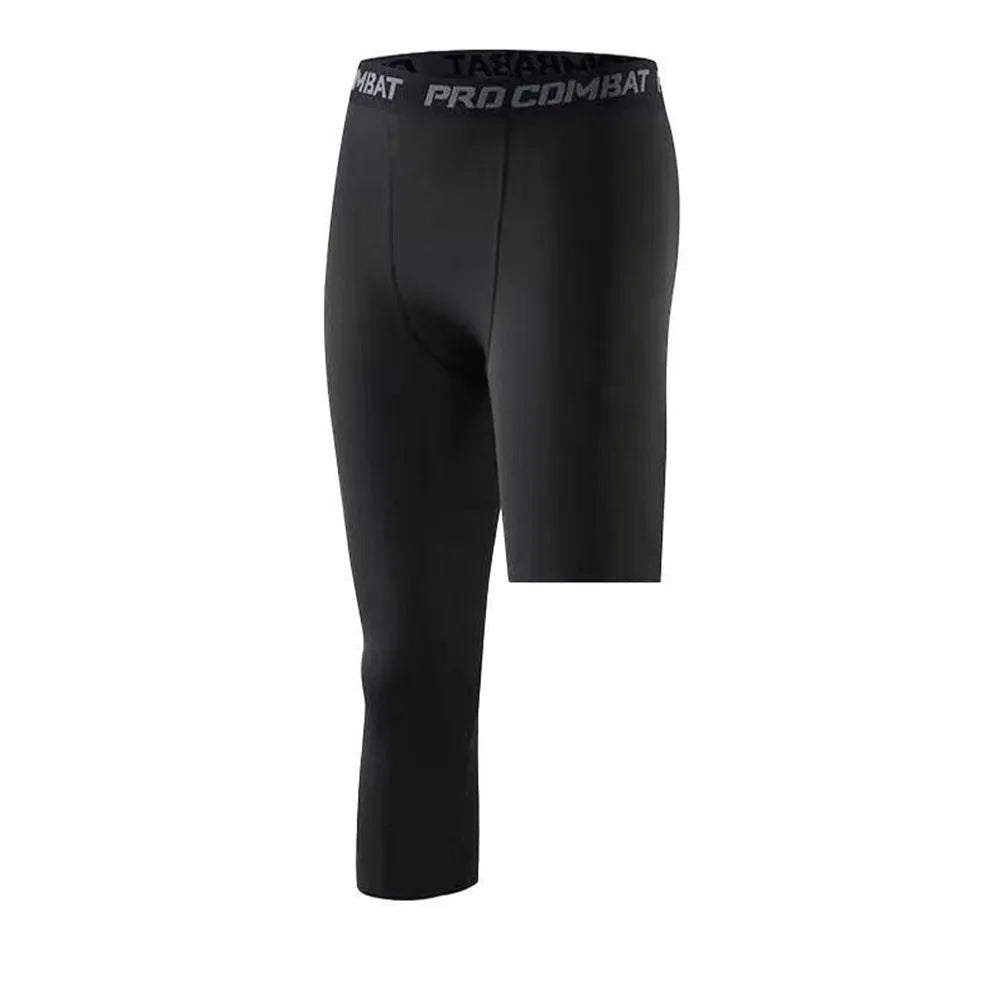 Men's Fitted Training Shorts and Leggings with Multiple Length Options