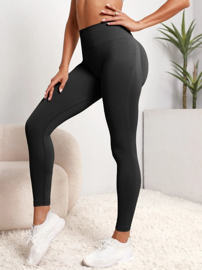 Women's V Back Full Length Leggings For Workout Outfits