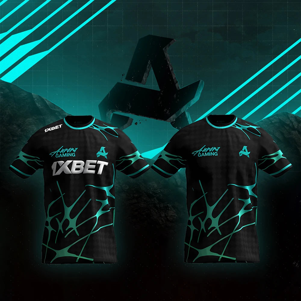 Esports Graphic Short Sleeve Crew Neck Sports T Shirt