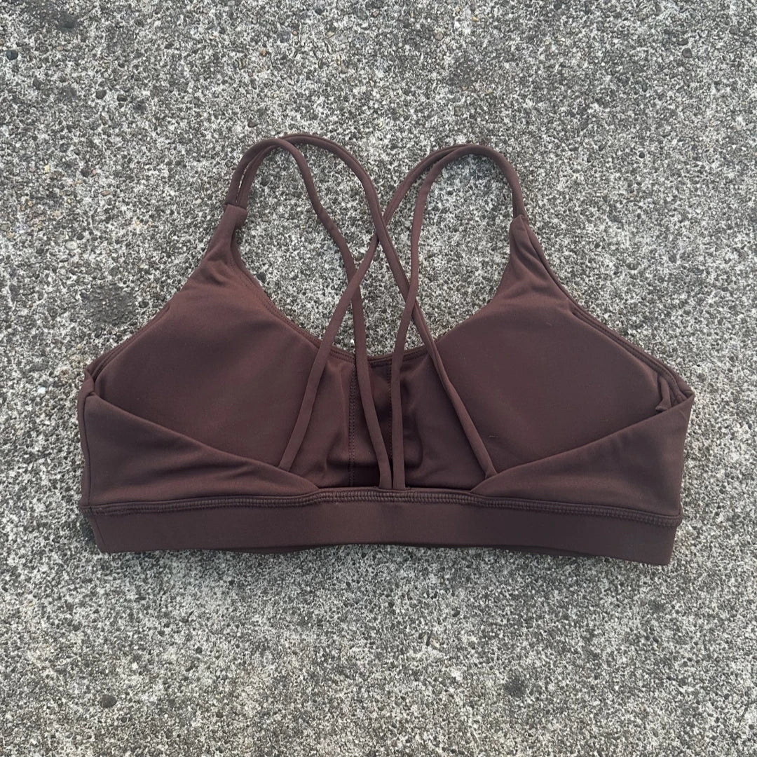 Women's Multi Strap Cross Back Sports Bra