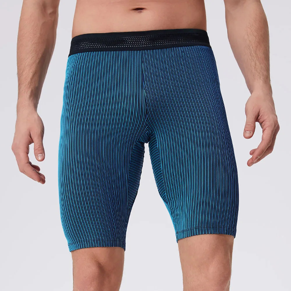 Men's Fitted Training Shorts for Gym and Running