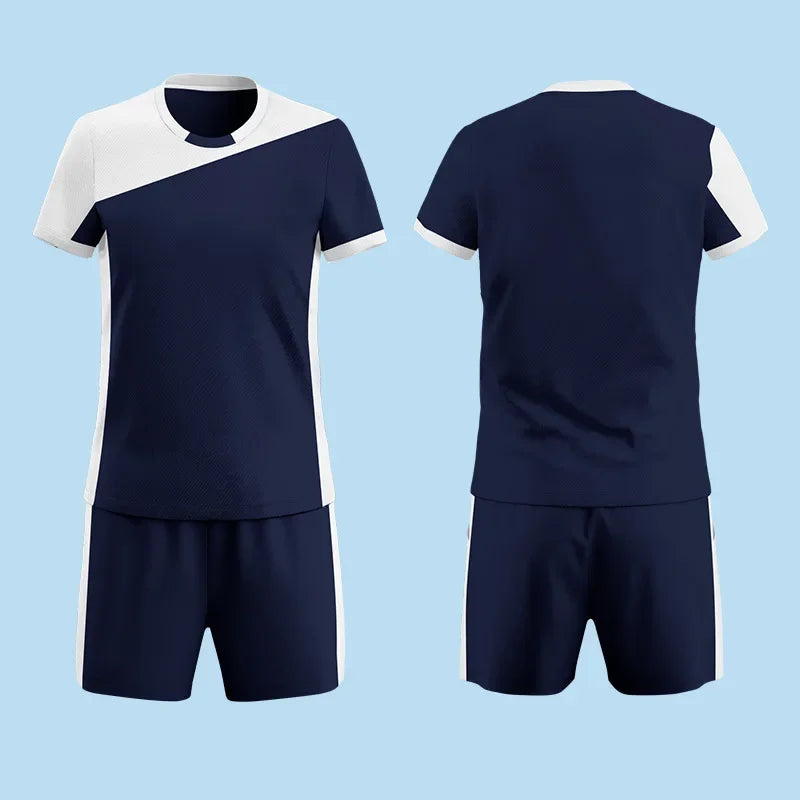 Volleyball Shirt And Shorts Two Piece Sports Clothing Set
