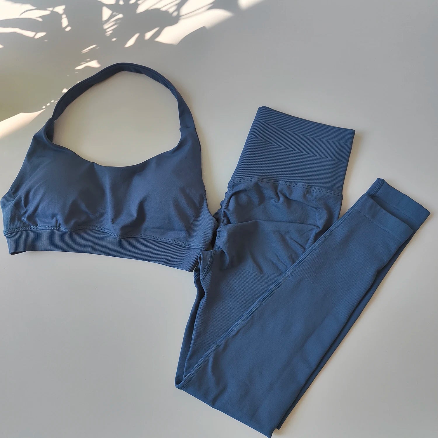 Women's Halter Bra And Leggings Yoga Set For Workout Outfits