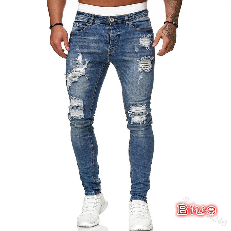 Men's Straight Leg Denim Jeans for Casual Everyday Wear