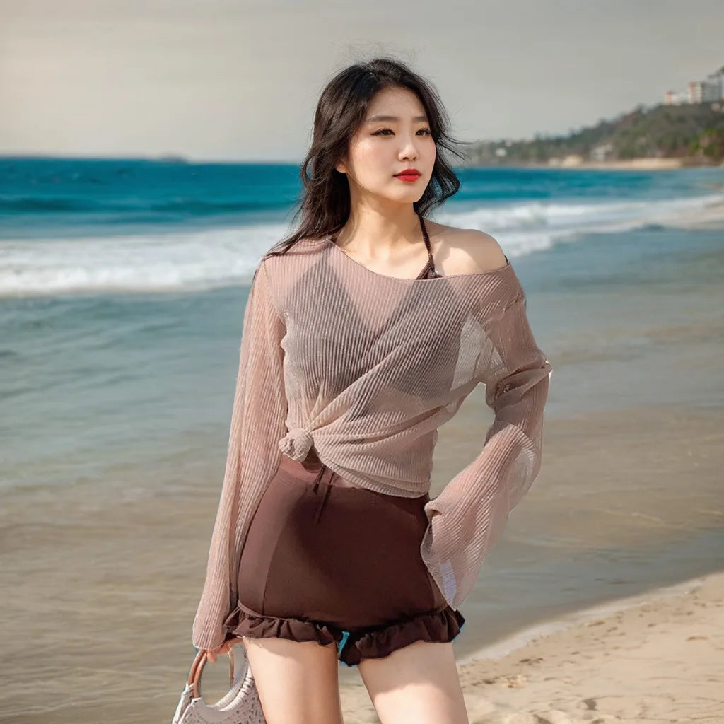 Skirted One-Piece Swimsuit