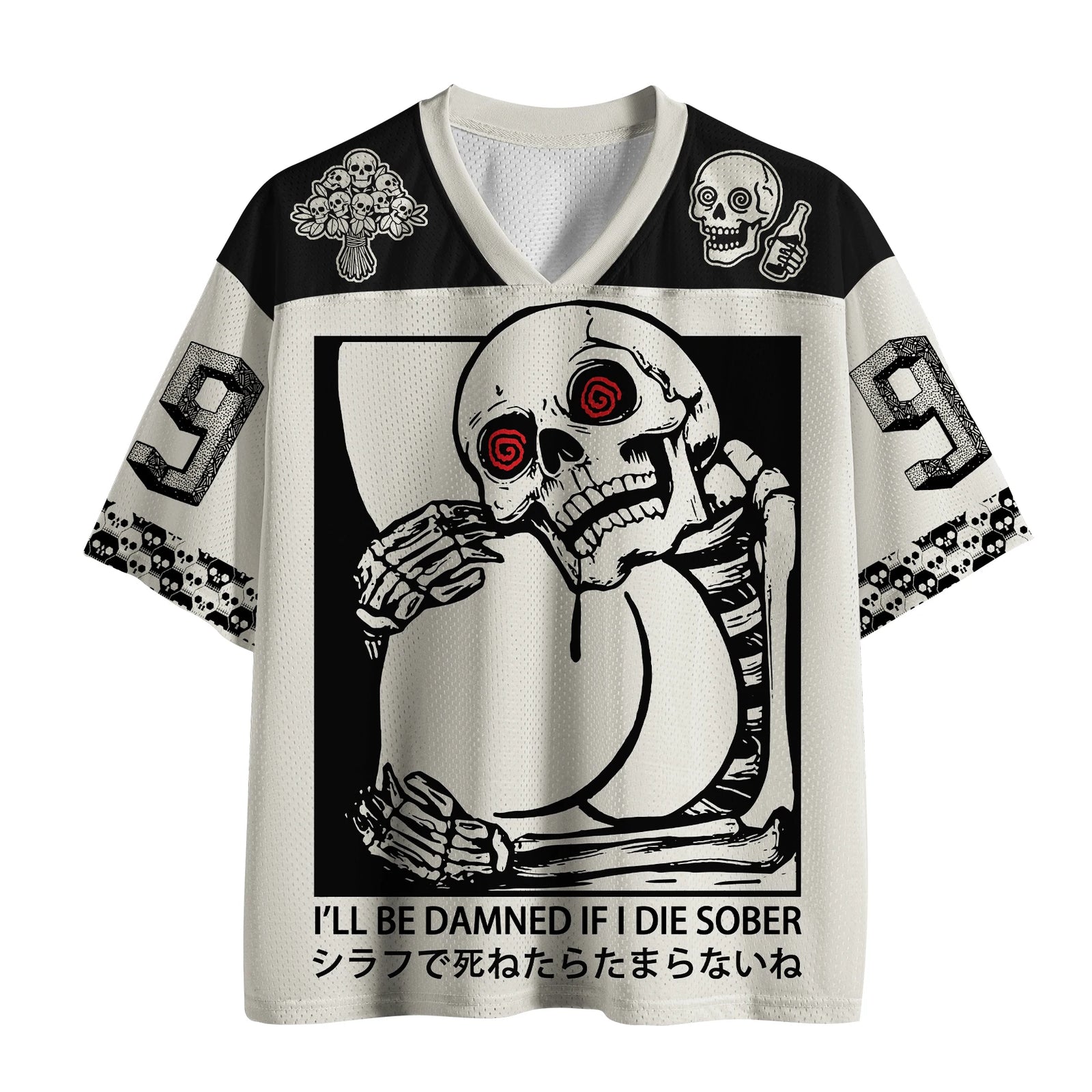 Raccoon Samurai Football Short Sleeve Jersey For Sports Outfits