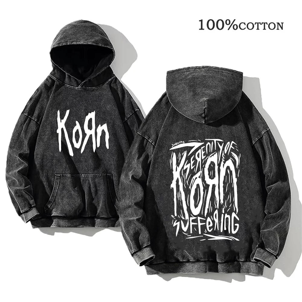 Graphic Long Sleeve Casual Hooded Sweatshirt with Original Style Options