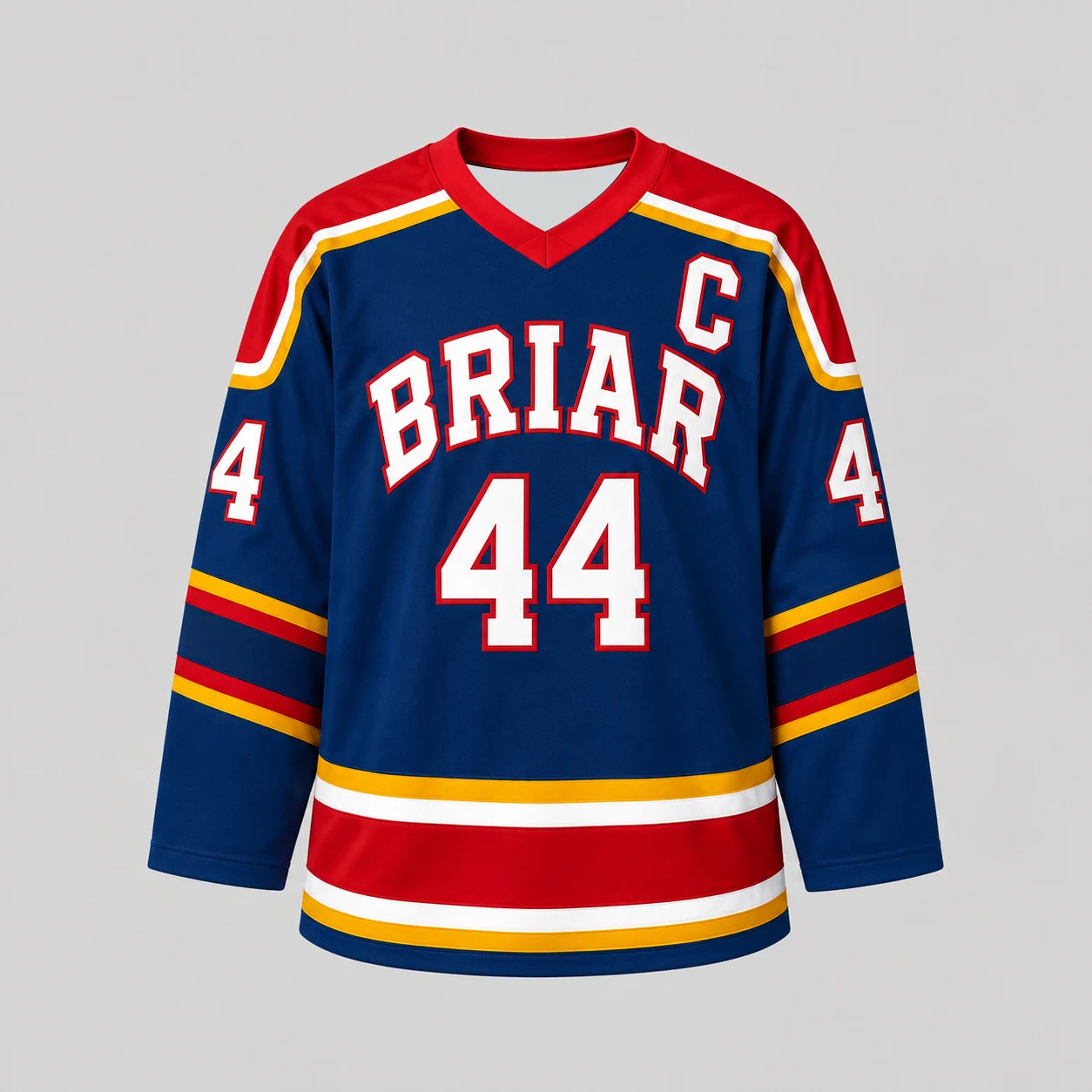 Briar University Number Graphic Long Sleeve Jersey For Sports Outfits