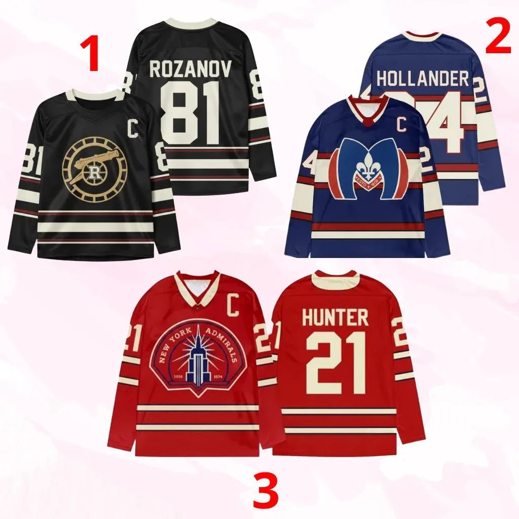 Rivalry Player Number Graphic Long Sleeve Jersey For Sports Outfits