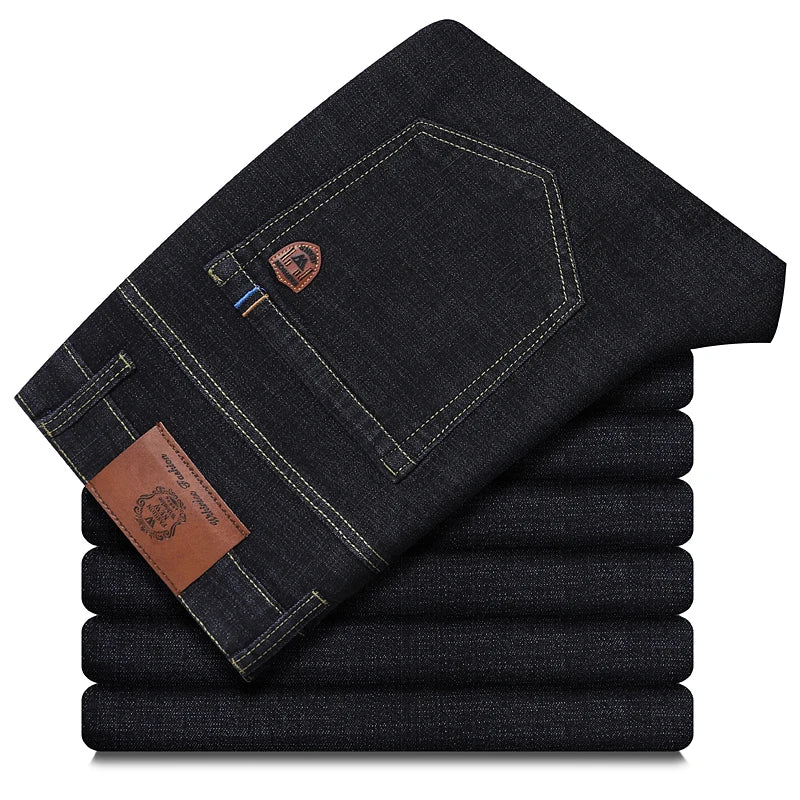 Men's Straight Leg Denim Jeans for Casual Everyday Wear