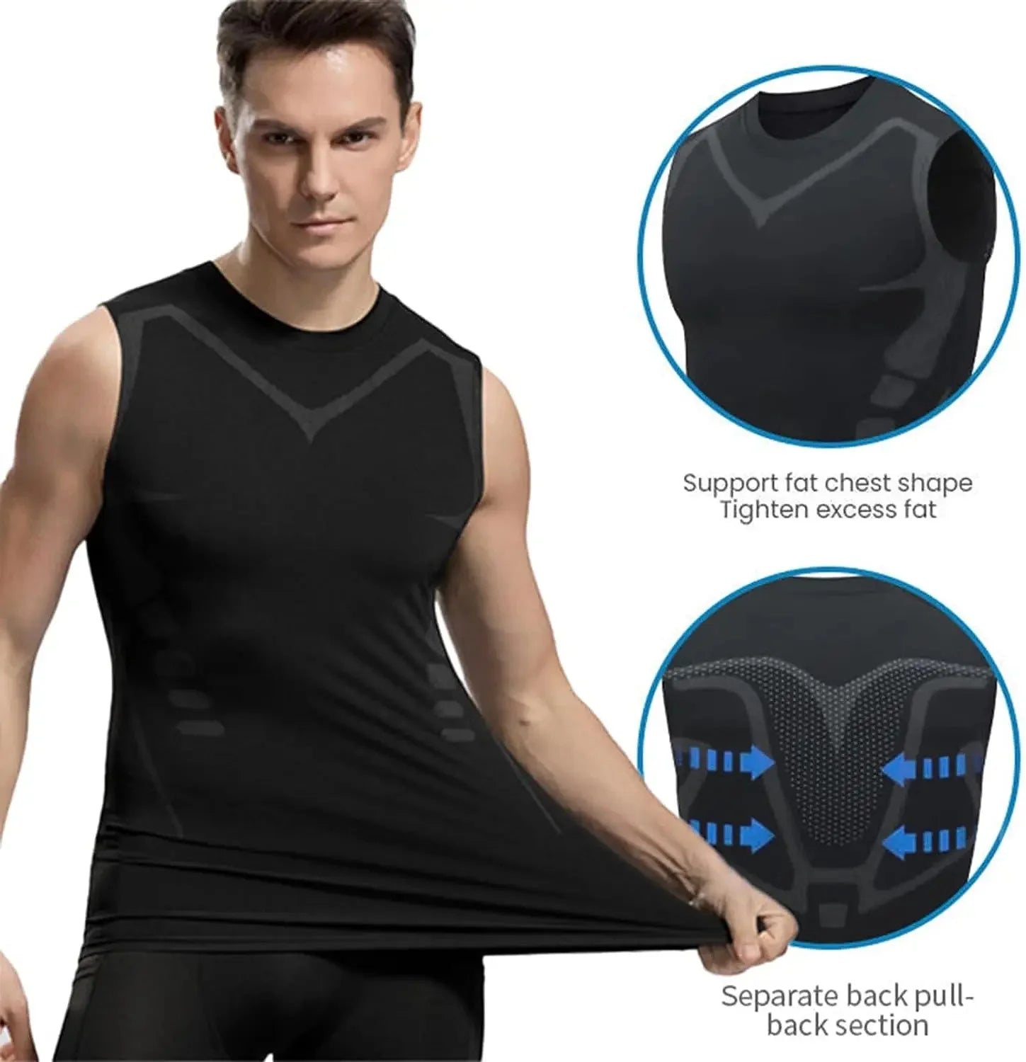 Men's Printed Sleeveless Training Tank Top