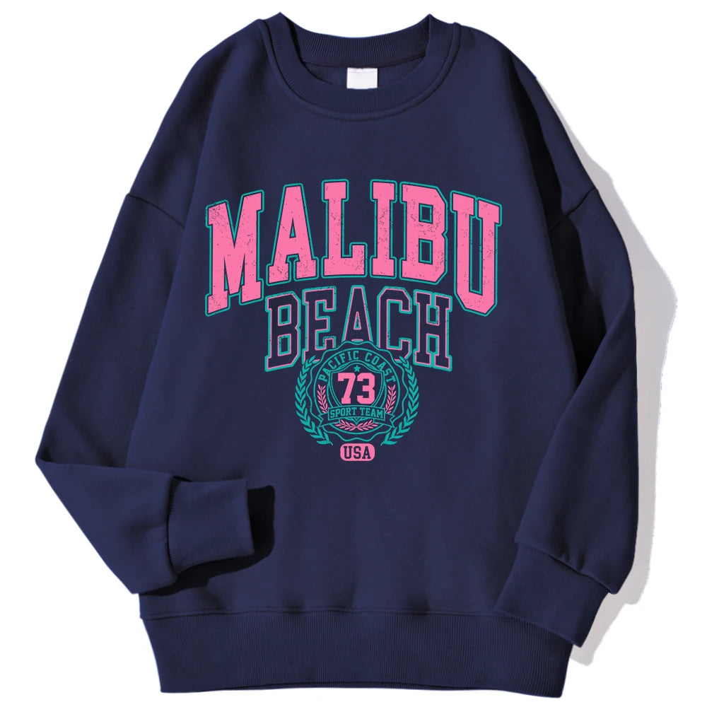 Letter Graphic Long Sleeve Pullover Casual Sweatshirt for Layering