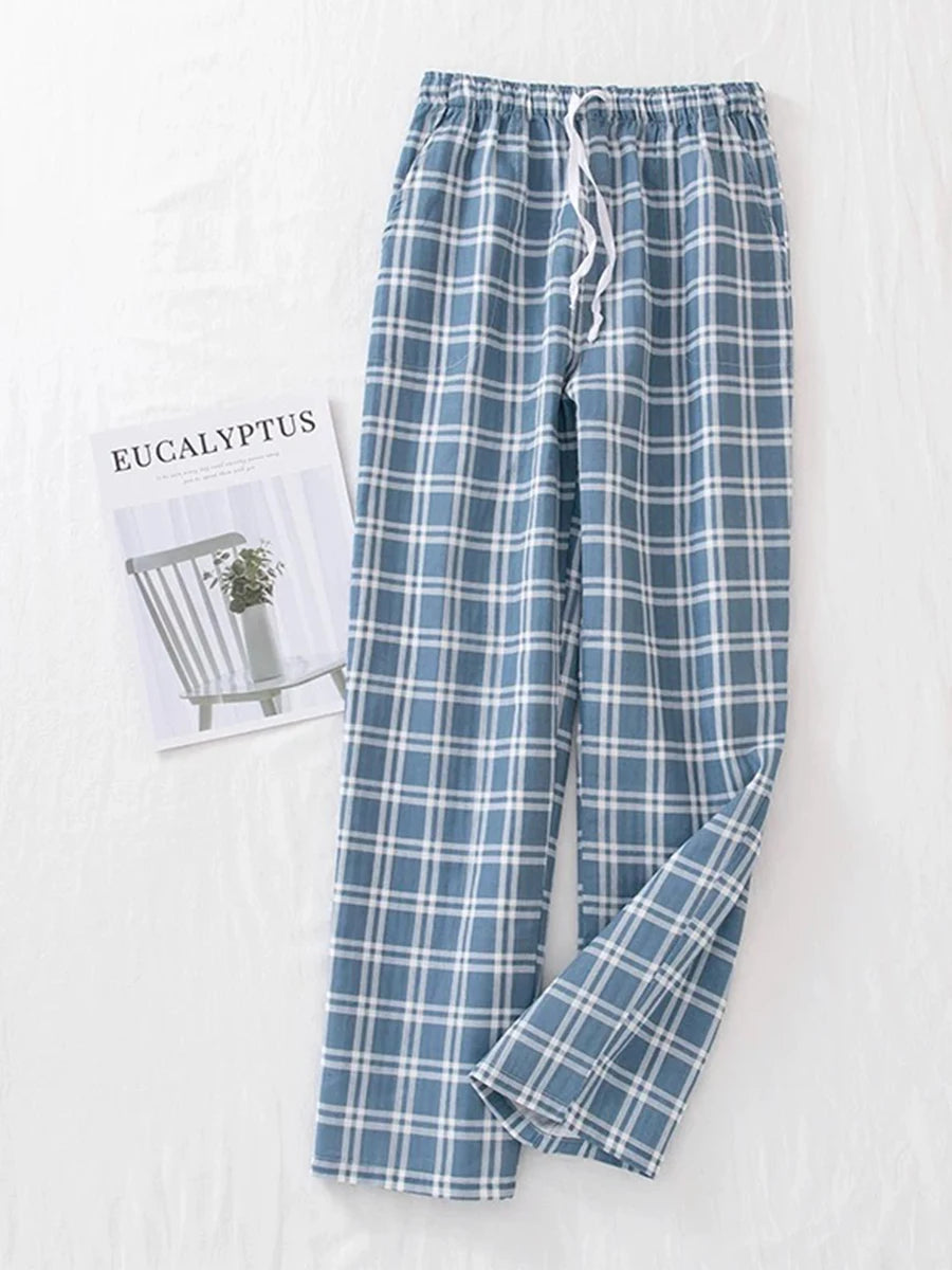 Men's Printed Elastic Waist Straight Leg Lounge Pajama Pants