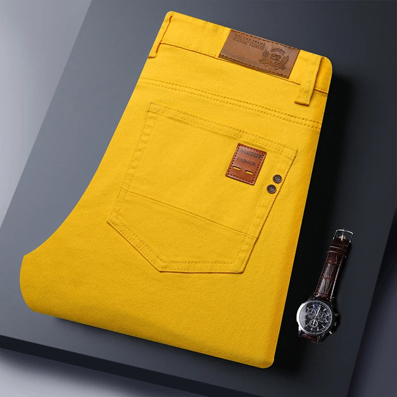 Men's Straight Leg Denim Jeans for Casual Everyday Wear