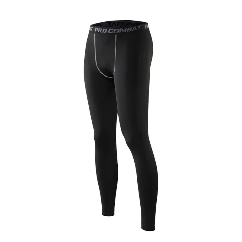Men's Fitted Training Leggings for Gym and Running