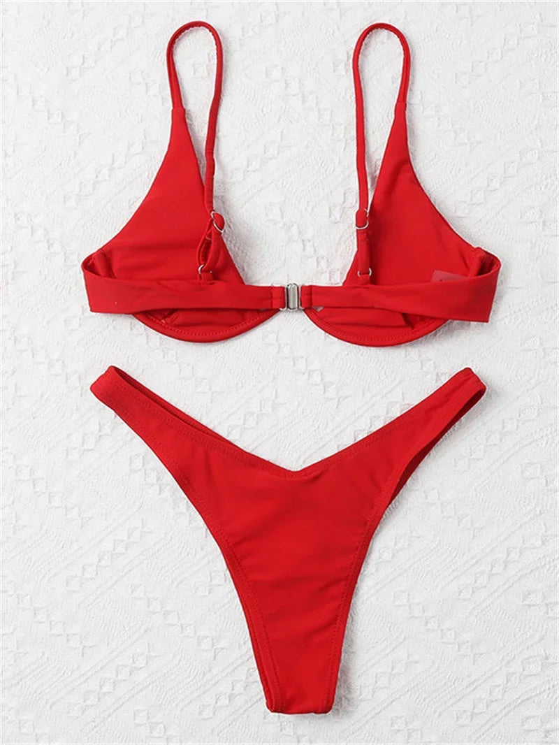 Underwire Halter Bikini