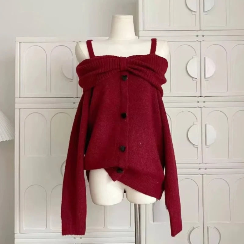 Women's Cold Shoulder Cable Knit Sweater Casual Knit Layer