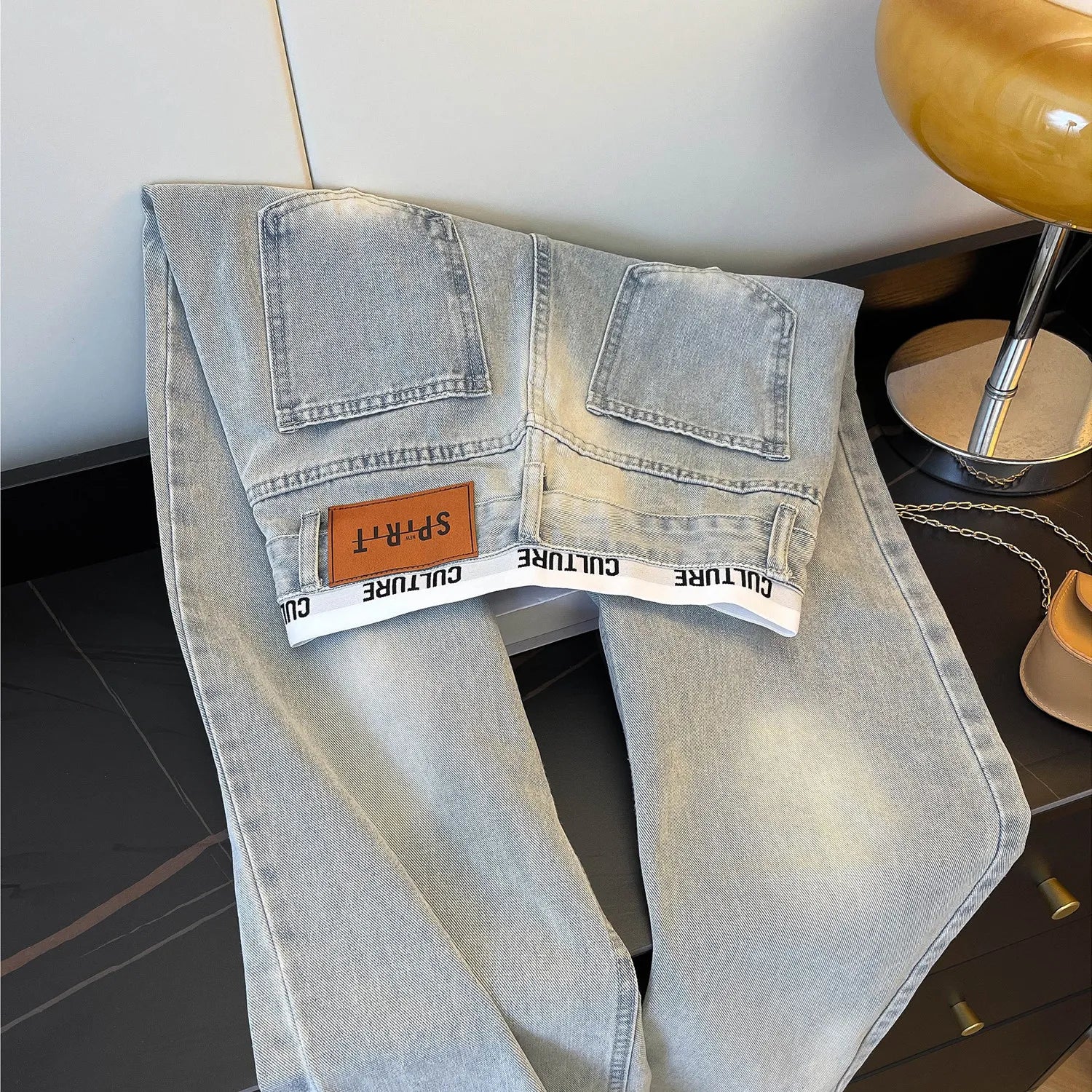 Women's Blue Distressed Denim Denim Jeans For Everyday Outfits