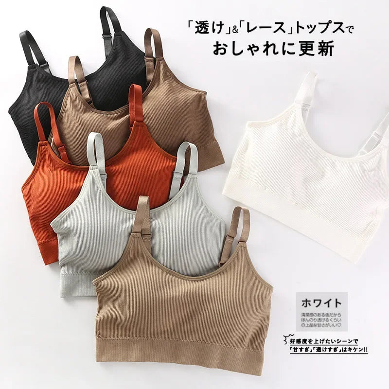 Women's Ribbed Scoop Neck Everyday Bra
