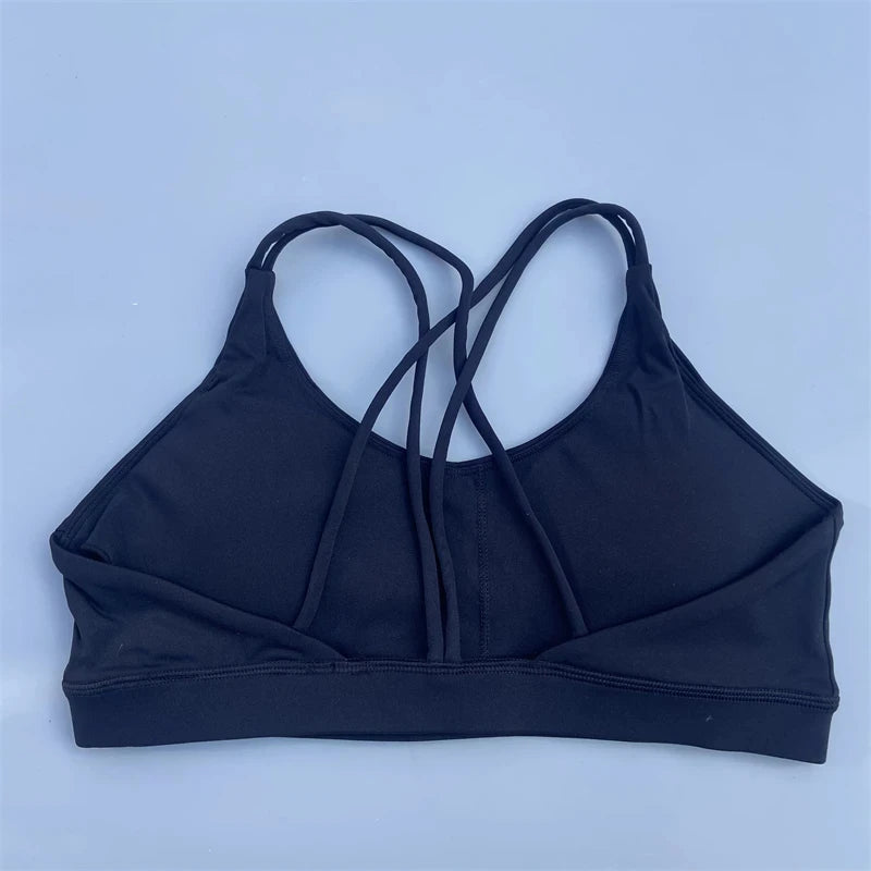 Women's Multi Strap Cross Back Sports Bra