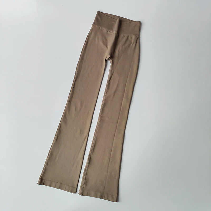 Women's High Waist Flared Yoga Pants