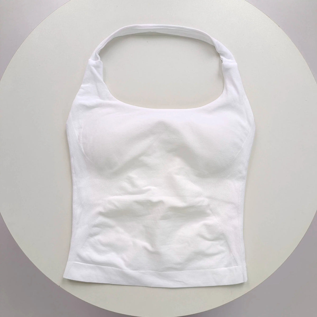 Women's Halter Neck Longline Sports Tank Top For Workout Outfits